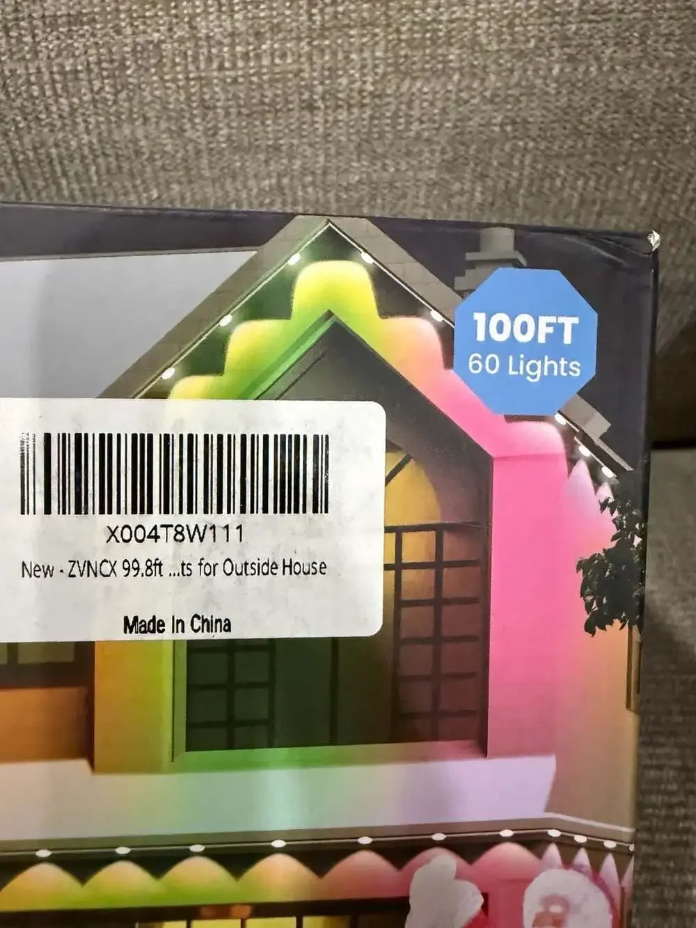 Smart RGB+IC Permanent Outdoor Light 100FT 60 Lights